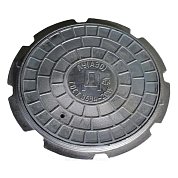 Люк чугунный "К" канал. легкий (А30) m-59кг ТУ 4859-001-00435666-2016 ДПК